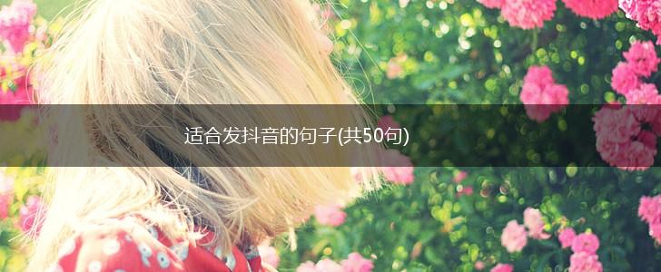 适合发抖音的句子(共50句),第1张