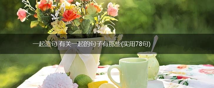 一起造句 有关一起的句子有那些(实用78句),第1张