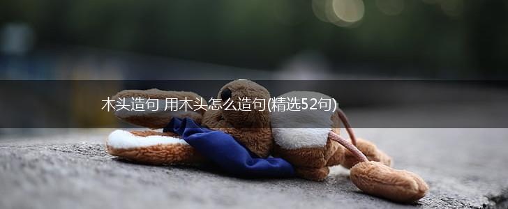 木头造句 用木头怎么造句(精选52句),第1张
