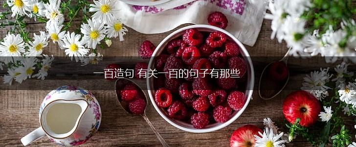 一百造句 有关一百的句子有那些,第1张