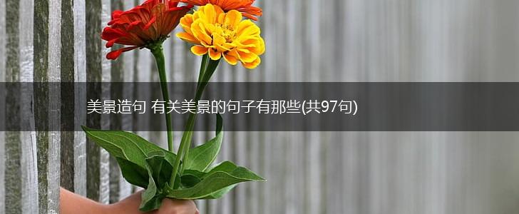 美景造句 有关美景的句子有那些(共97句),第1张