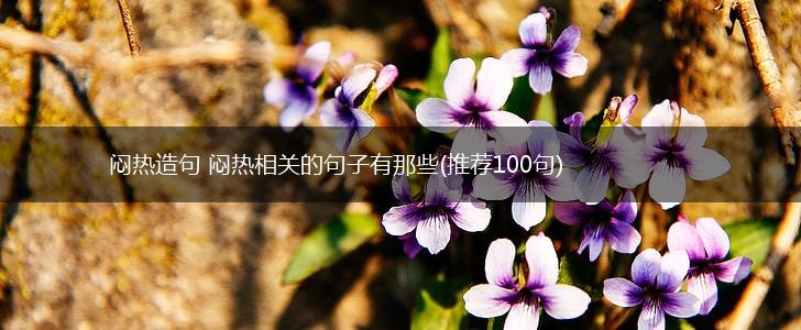 闷热造句 闷热相关的句子有那些(推荐100句),第1张