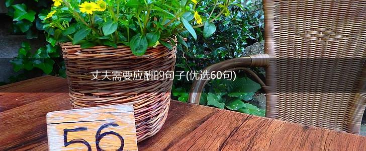 丈夫需要应酬的句子(优选60句),第1张