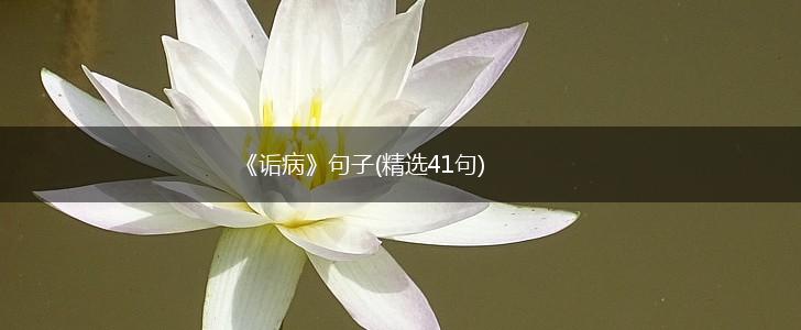 《诟病》句子(精选41句),第1张