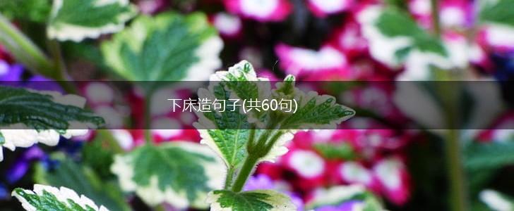 下床造句子(共60句),第1张