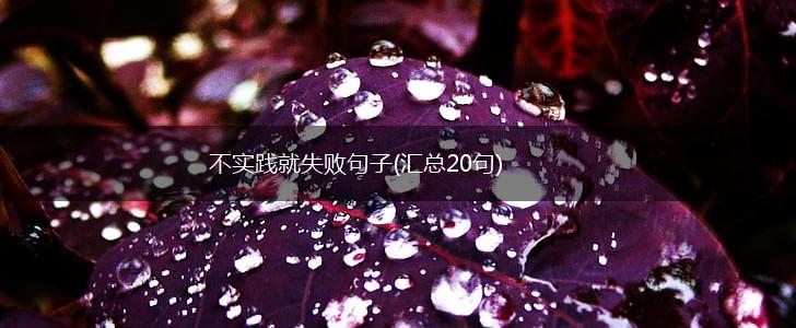不实践就失败句子(汇总20句),第1张