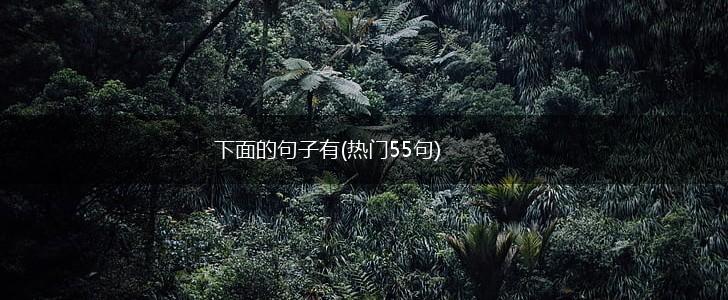 下面的句子有(热门55句),第1张