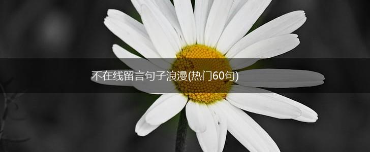 不在线留言句子浪漫(热门60句),第1张