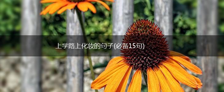 上学路上化妆的句子(必备15句),第1张