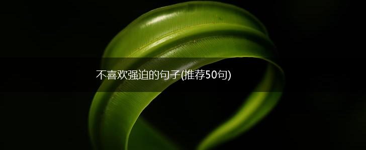 不喜欢强迫的句子(推荐50句),第1张