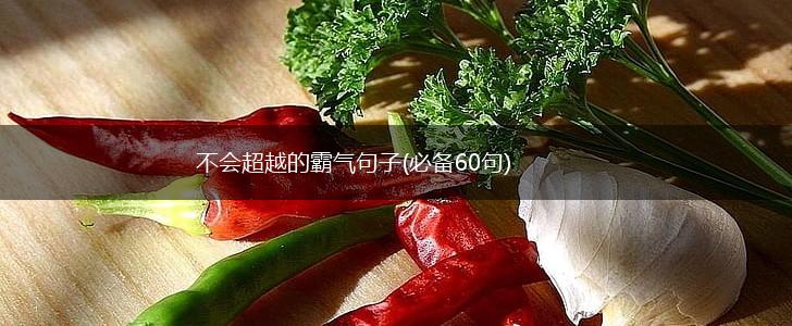 不会超越的霸气句子(必备60句),第1张