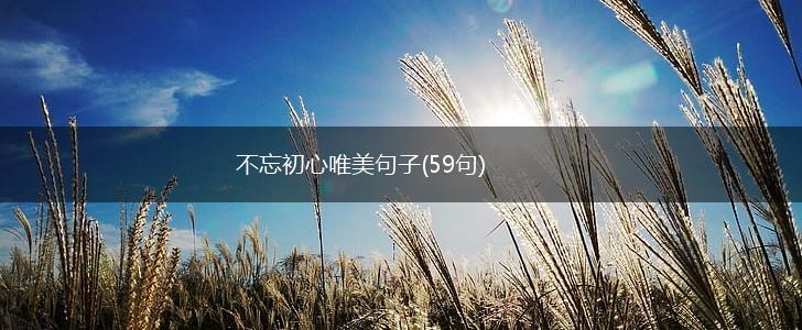 不忘初心唯美句子(59句),第1张 不忘初心唯美句子(59句),第1张