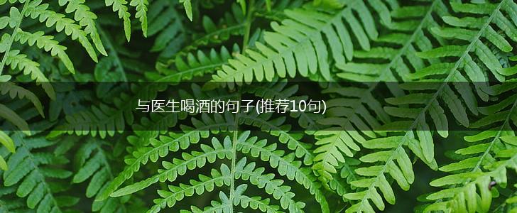 与医生喝酒的句子(推荐10句),第1张