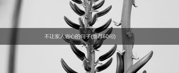 不让家人省心的句子(推荐60句),第1张