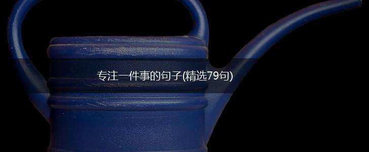 专注一件事的句子(精选79句),第1张
