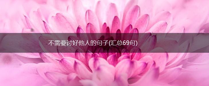 不需要讨好他人的句子(汇总69句),第1张