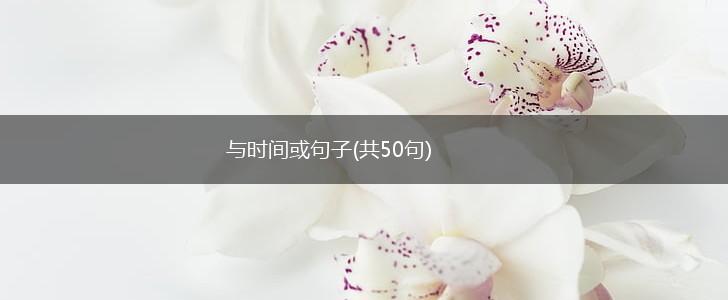 与时间或句子(共50句),第1张