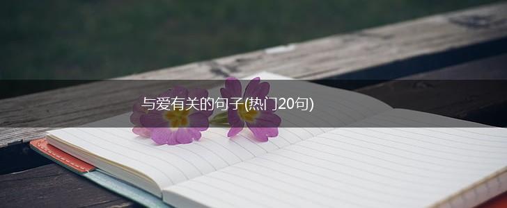 与爱有关的句子(热门20句),第1张
