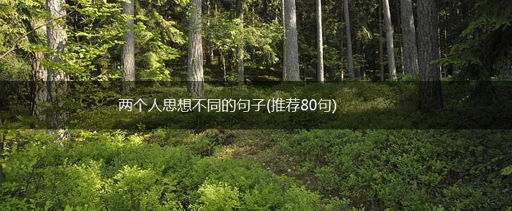 两个人思想不同的句子(推荐80句),第1张
