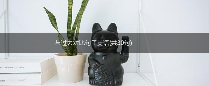 与过去对比句子英语(共30句),第1张