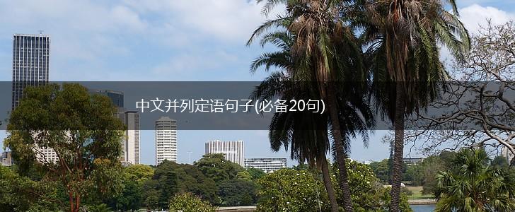 中文并列定语句子(必备20句),第1张