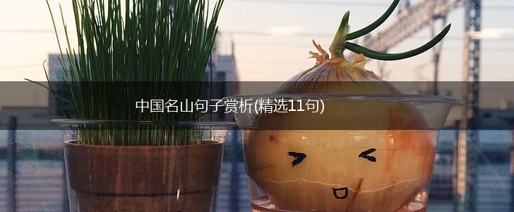 中国名山句子赏析(精选11句),第1张
