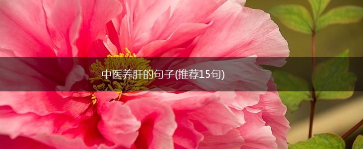 中医养肝的句子(推荐15句),第1张