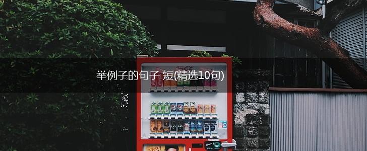 举例子的句子 短(精选10句),第1张