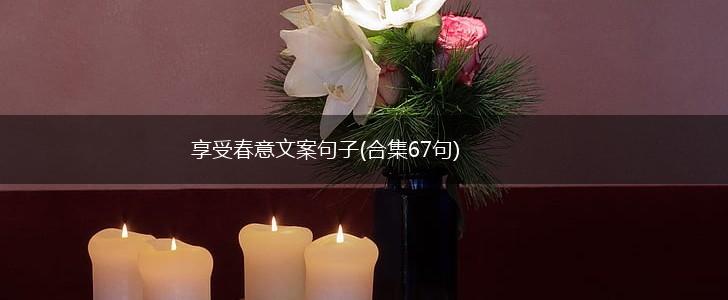 享受春意文案句子(合集67句),第1张