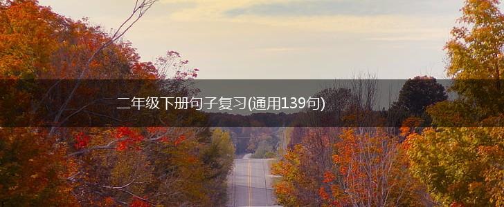二年级下册句子复习(通用139句),第1张