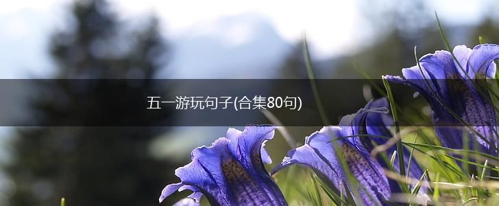 五一游玩句子(合集80句),第1张