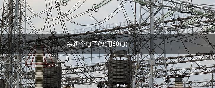 亲新个句子(实用60句),第1张