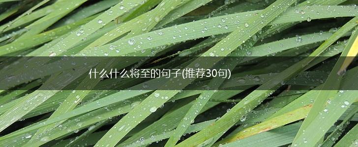 什么什么将至的句子(推荐30句),第1张