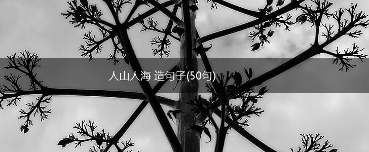 人山人海 造句子(50句),第1张