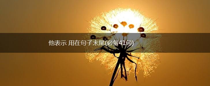 他表示 用在句子末尾(必备41句),第1张