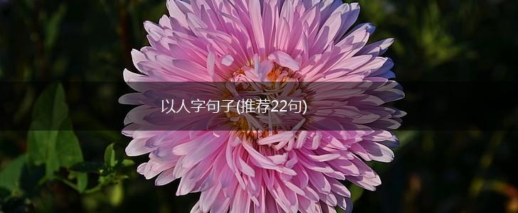以人字句子(推荐22句),第1张